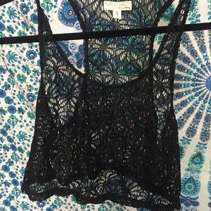 Black Lace Top
